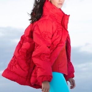 Poivre Blanc Parka W19-1202-WO in Scarlet Red, extremely warm, like new ✨